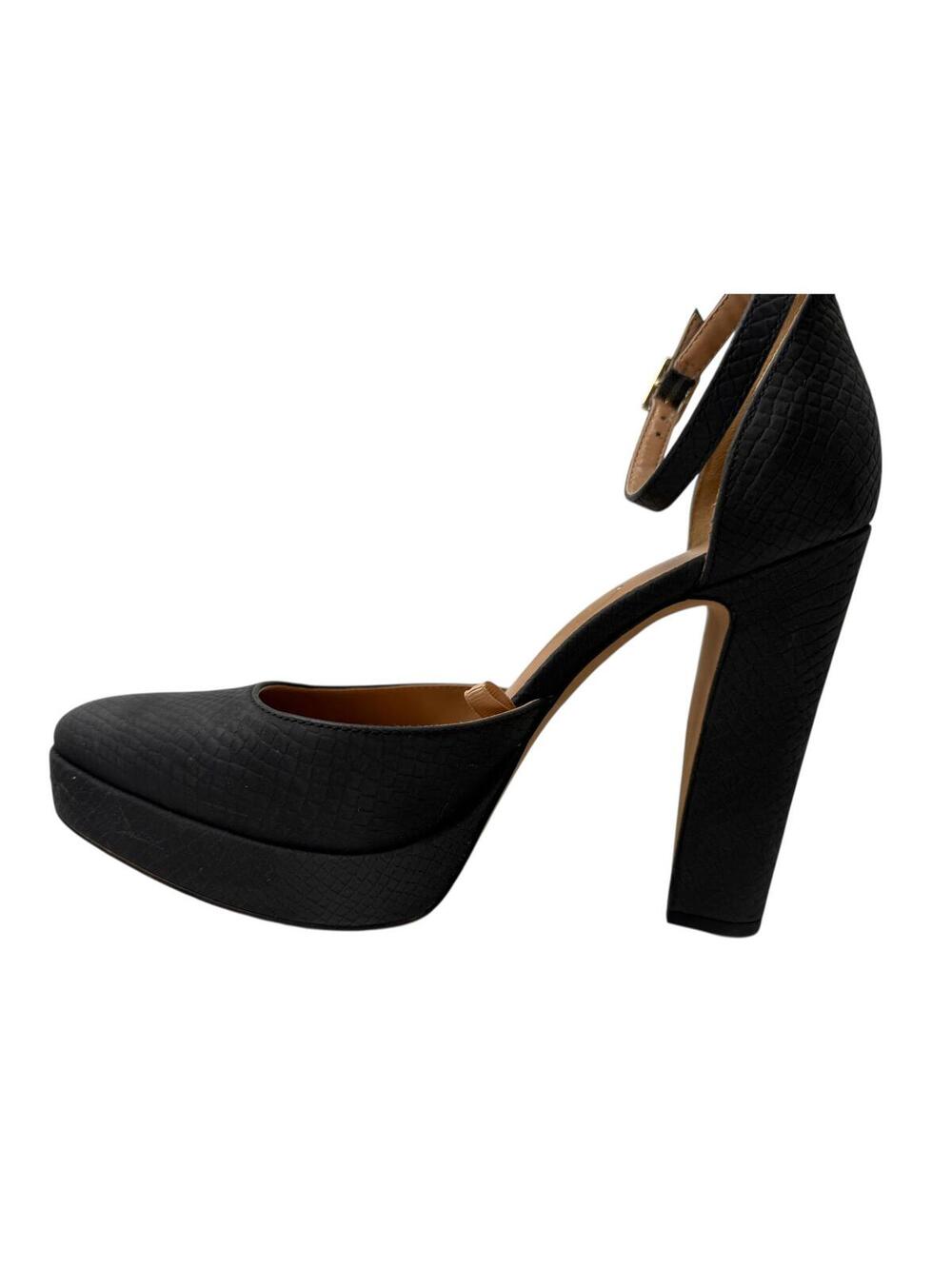 Jessica Simpson Black Ankle Strap Platform Heels - Picture 6 of 14